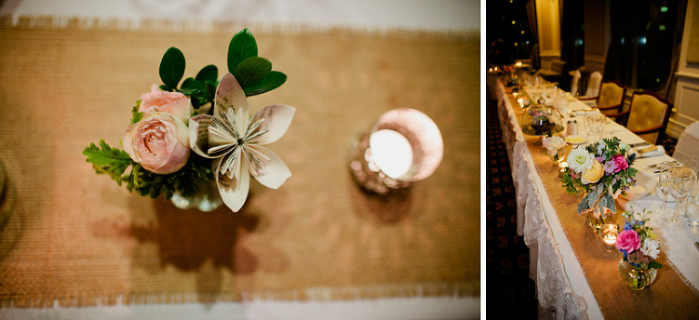 wedding reception details