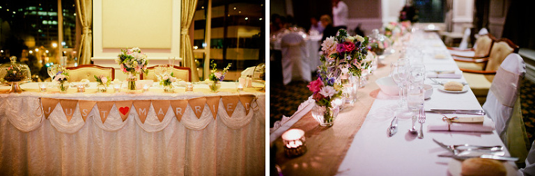 wedding reception decorations