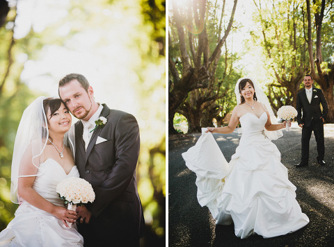 bride and groom photos