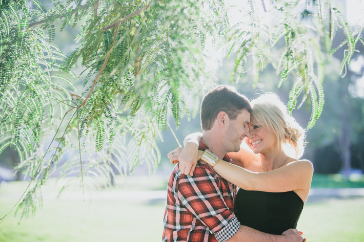 natural engagement portraits