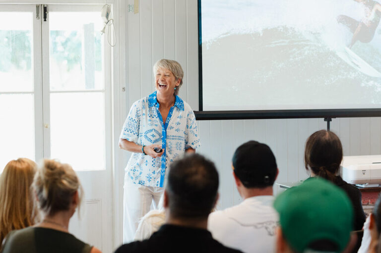 keynote speaker Layne Beachley