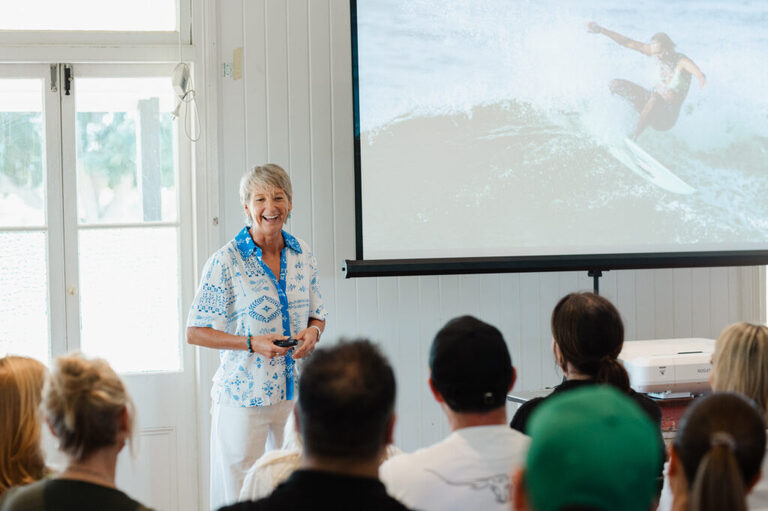 keynote speaker Layne Beachley